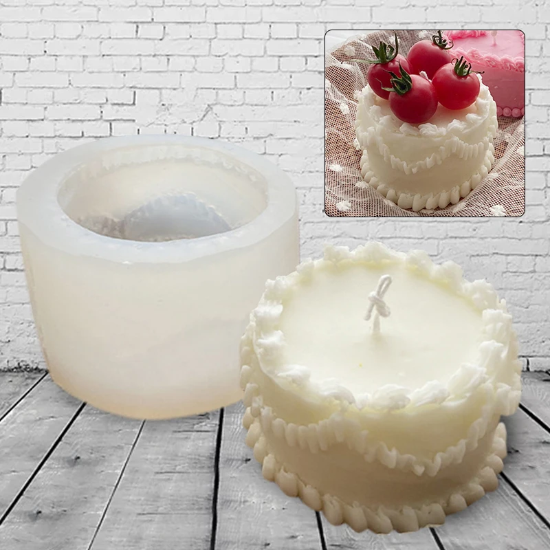 

1 шт., круглая силиконовая форма для изготовления свечи и мыла