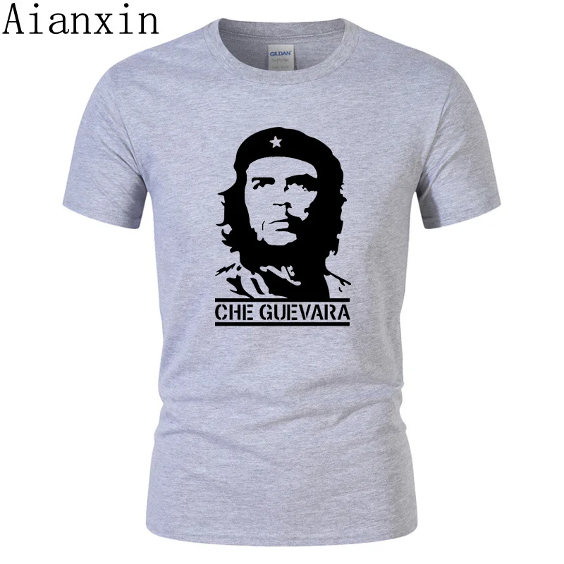 

Summer Che Guevara Hero Men T Shirt High Quality Printed 100% Cotton Short Sleeve T-Shirts Hipster Pattern Tee Cool Men Clothing