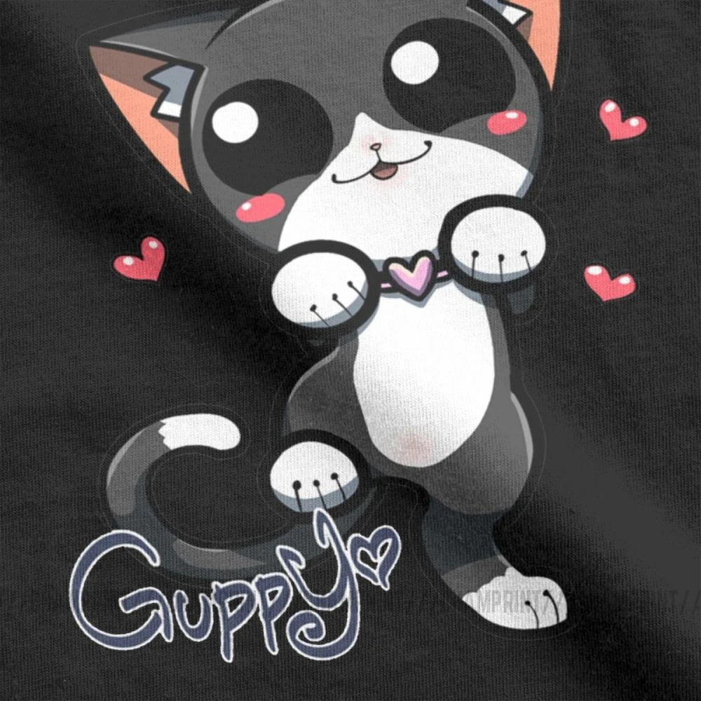 Мужская Винтажная Футболка Isaac Guppy 100% хлопковая с круглым вырезом футболки