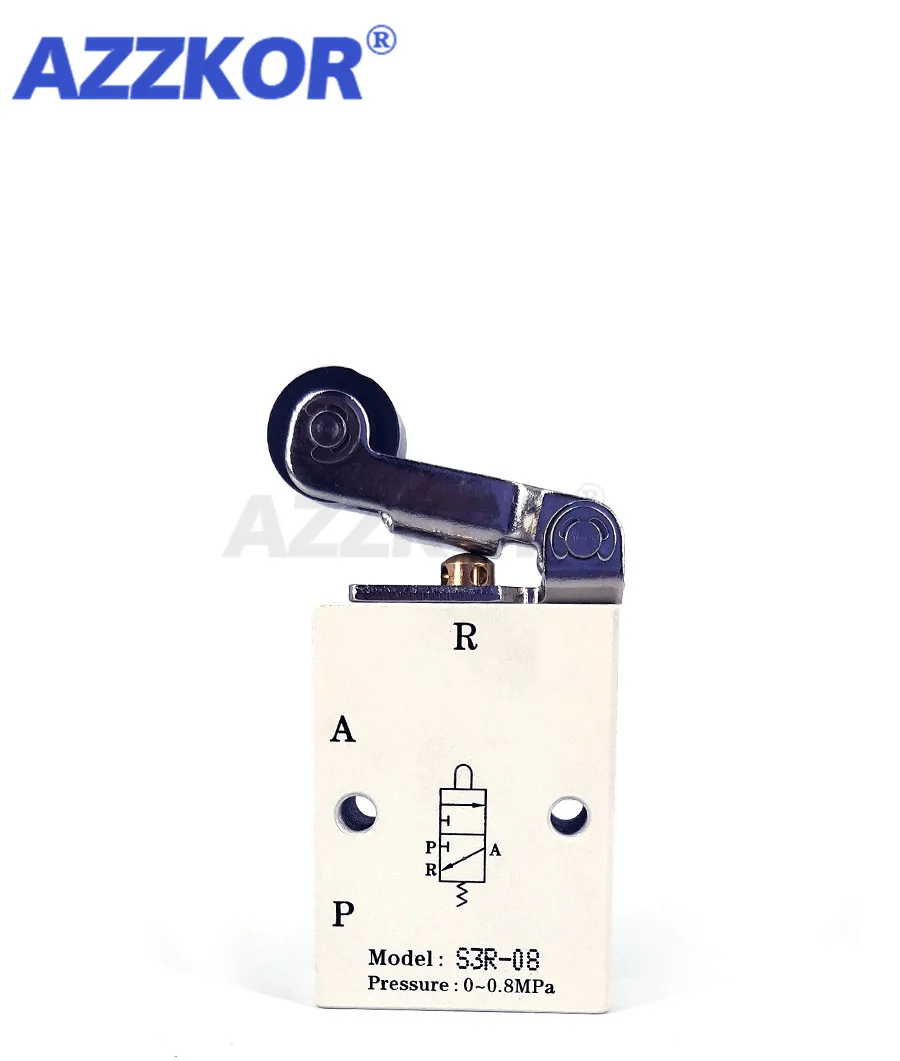 AZZKOR S3L 2 Позиция 3 Way двухсторонняя роликовое колесо Roller Lever механический воздушный