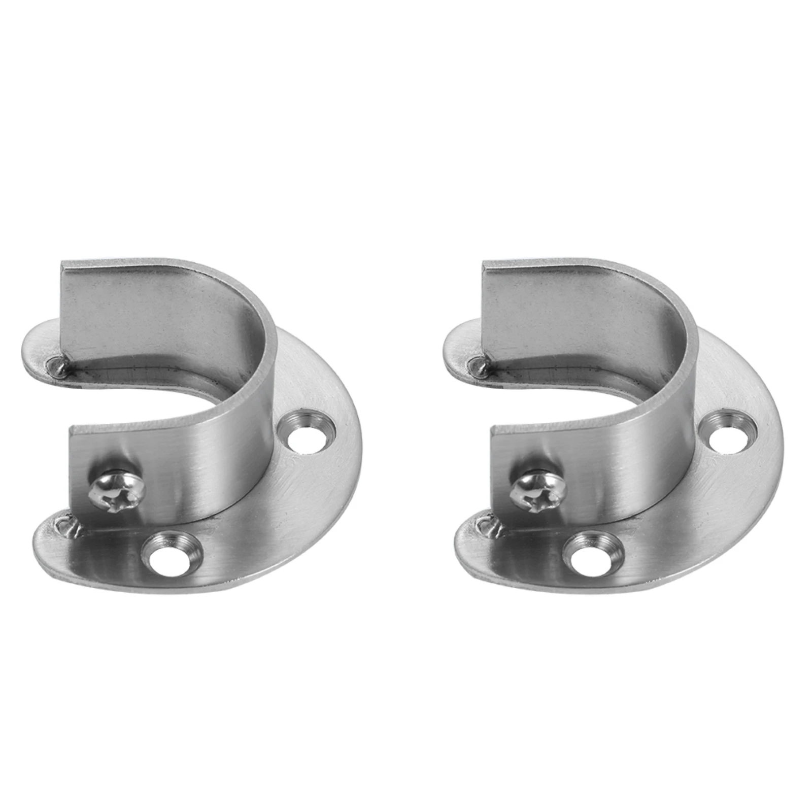 2 ПК гардероб полюс розетки набор из шт. U Форма стержень гнездо фланца комплект