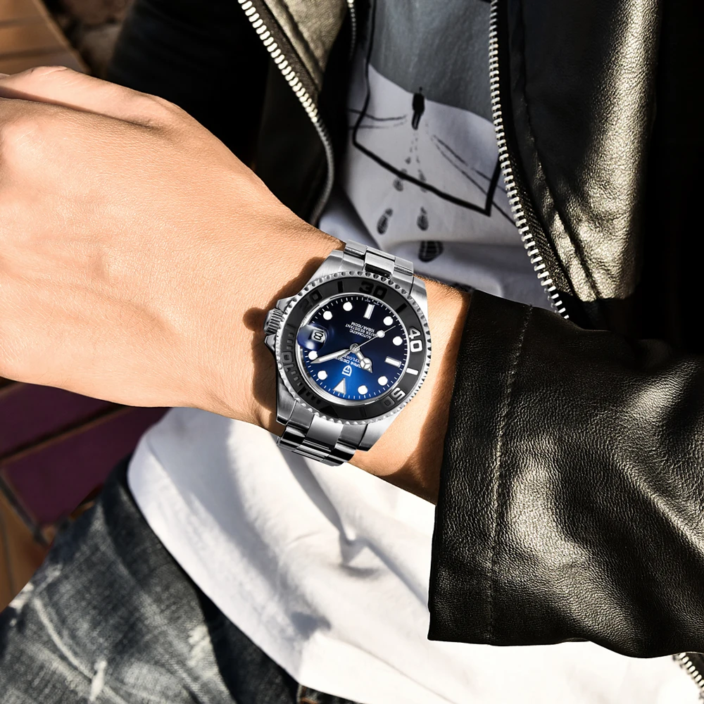 2021 New PAGANI DESIGN 40mm Men's Mechanical Wristwatch diver automatic watch for men NH35 Brand luxury sapphire mirror | Наручные