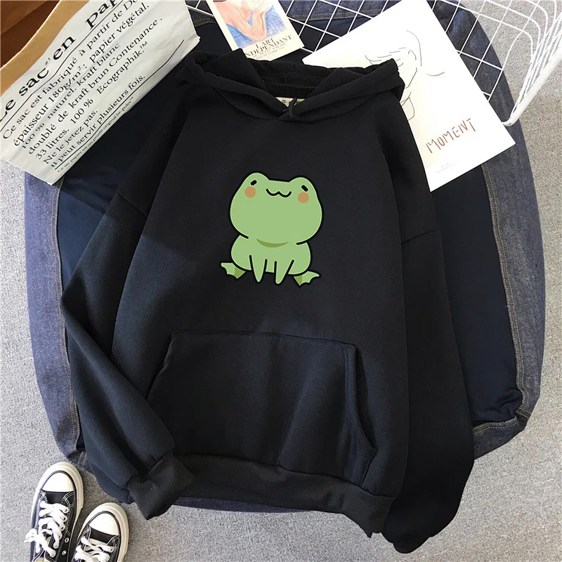 Fall Winter Women Sweetshirts Print Anime Hoody Streetwear Tops Women Hoodies Loose Hunter Women Pullovers Hoodies Sweatshirts