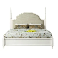 modern white and grey color wood furniture bed lit arri%c3%a8re en tissu doux de meubles en bois de couleur gris clair moderne wa402