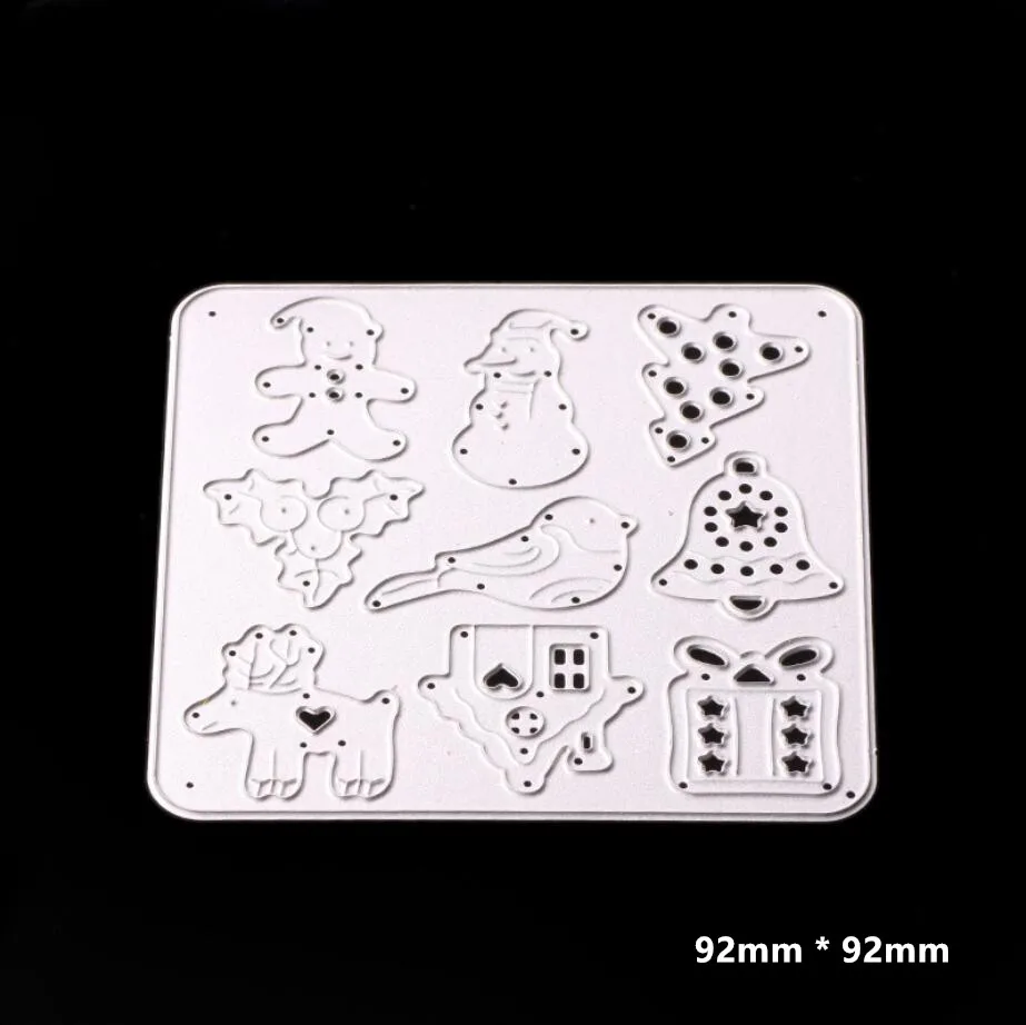 Пресс-формы металлические рождественские для скрапбукинга Новые штампы высечки