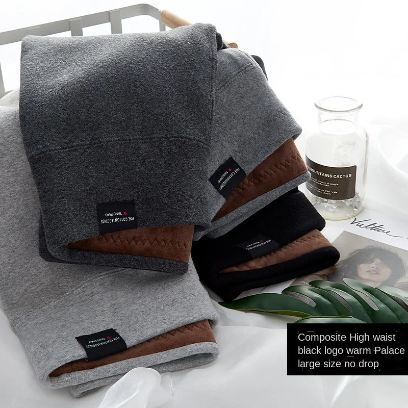 

AL2003-FH 2021 new Autumn And Winter warm cotton Woemn leggings high waist plus size thicken female pants 505g