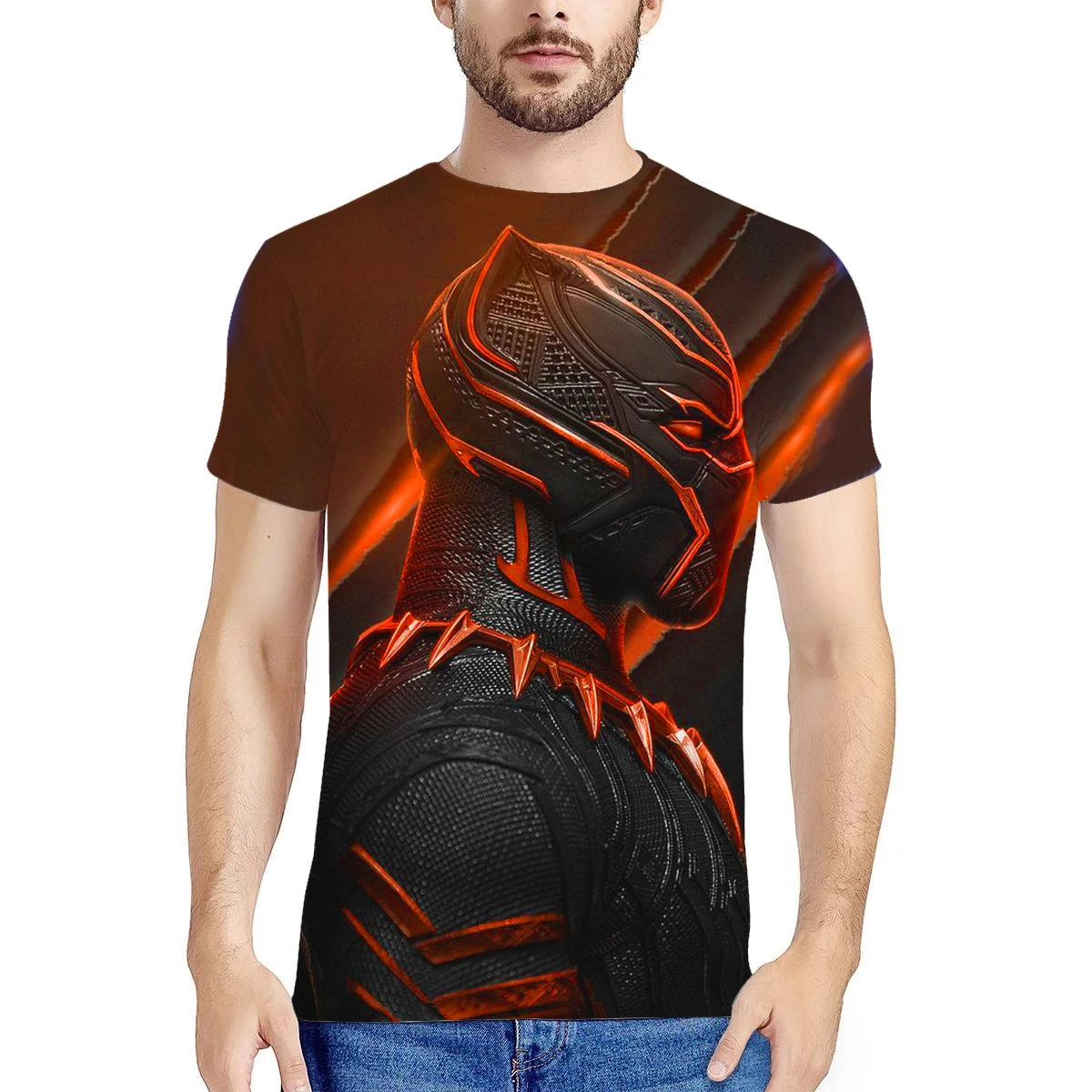 

2021 Summer Men And Women Tide Comfort Movie 3d Printed Short Sleeve T-shirt Hip Hop Youth Loose Cool Top