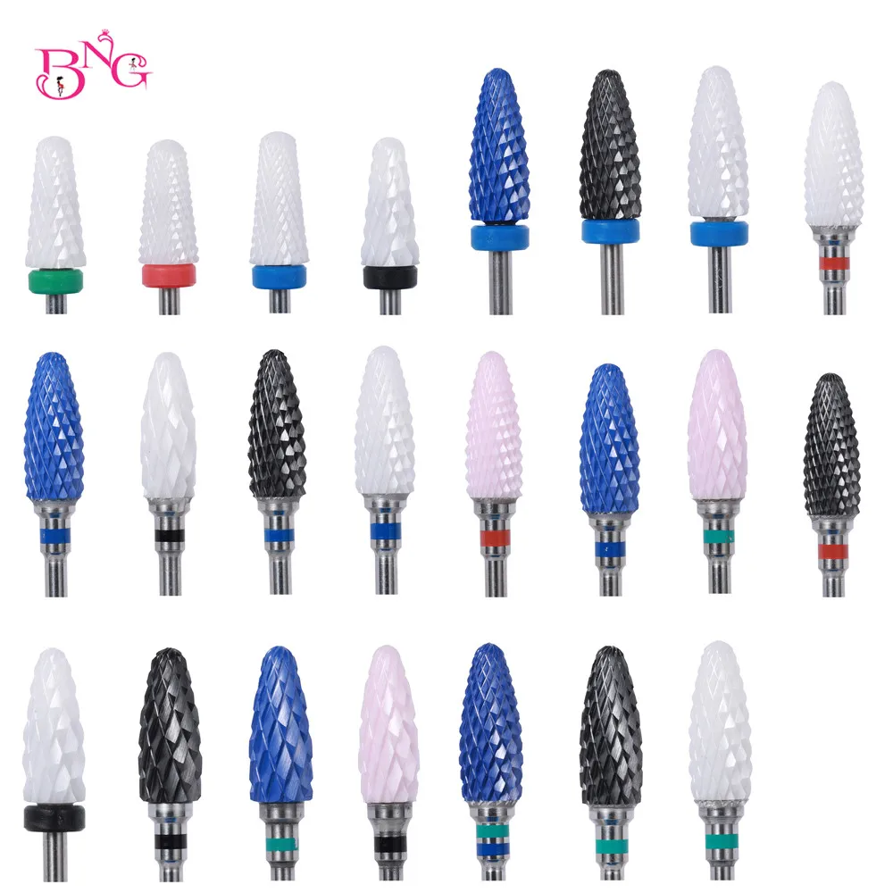 Высококачественные керамические фрезы для ногтей электрическая дрель