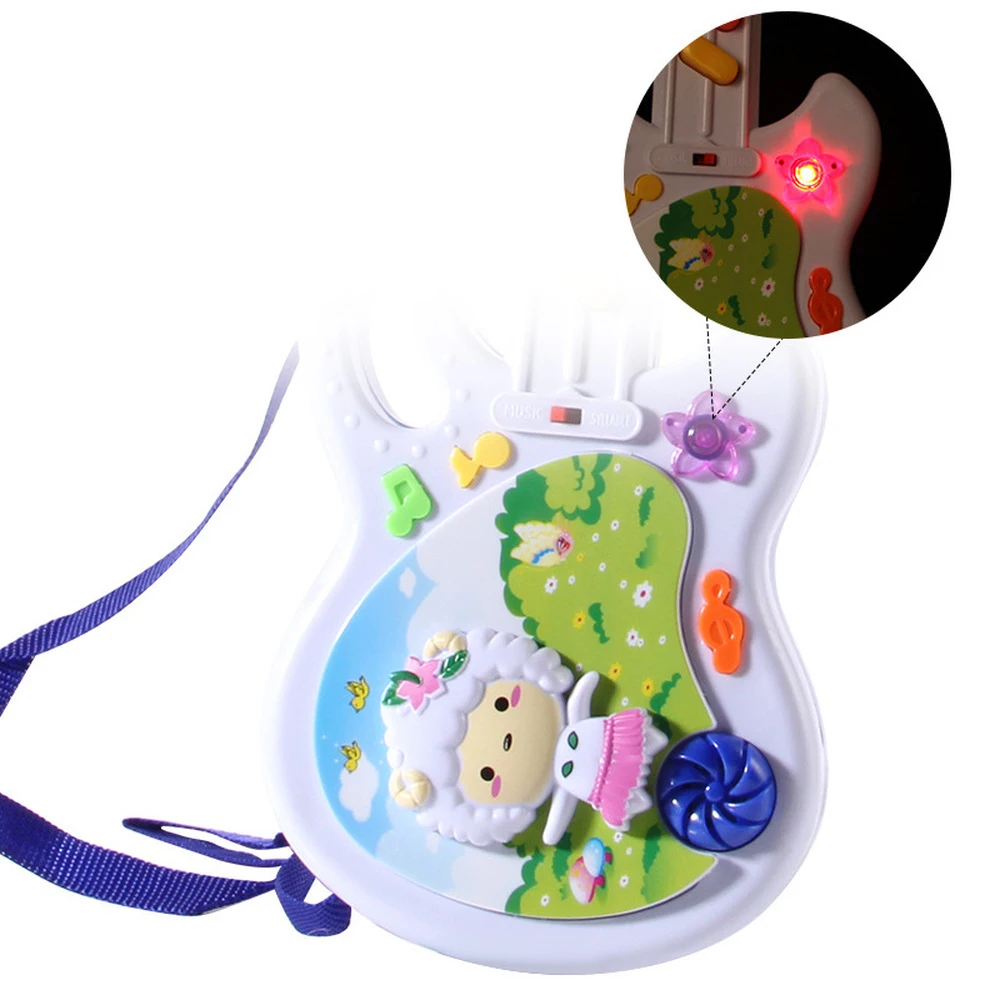 1 шт. электрическая игрушечная гитара музыкальная игра вокальная игрушка для