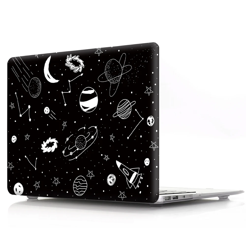Чехол для Macbook Pro Air 11 13 A1932 рисунки из мультфильма ПВХ жесткий пластиковый чехол Mac