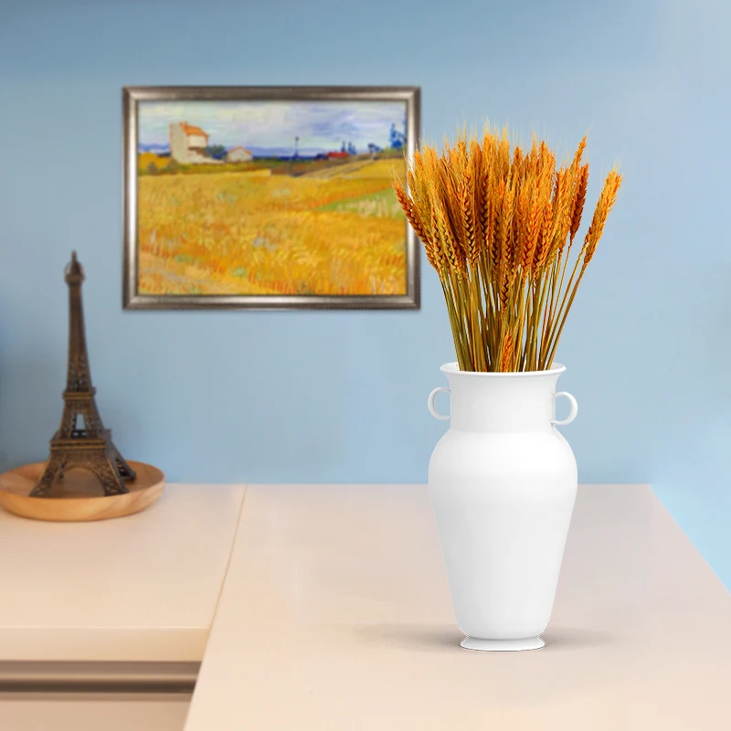 50 шт. настоящие цветы пшеницы украшения для ушей Натуральные сушеные вечерние