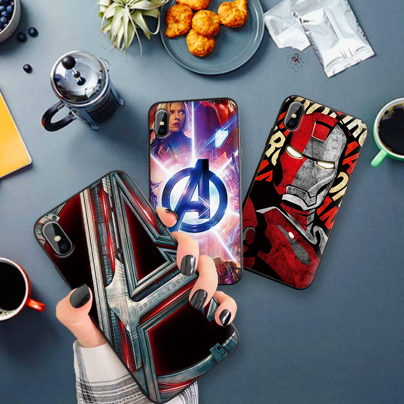Marvel Мстители эндигра танос Железный ManPhone чехол для Xiaomi Mi6 8 Lite SE MAX 3 9E 5X 6X F1 A1 A2 6
