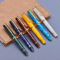 hongdian 960 plus n1 retro acrylic resin fountain pen nebula series ef nib office pen with converter writing business gift pen
