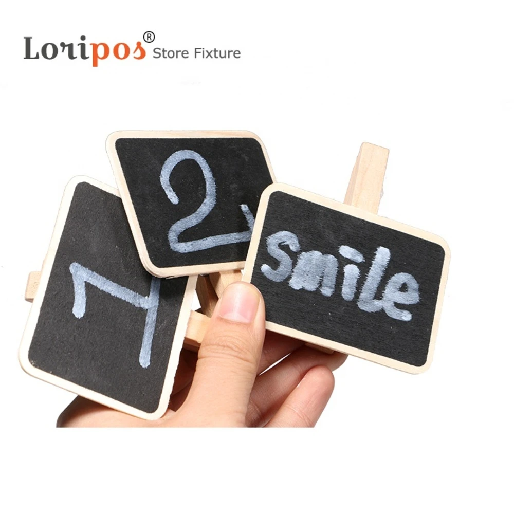

Mini Clamp Memo Record Drawing Board Clip Message Blackboard