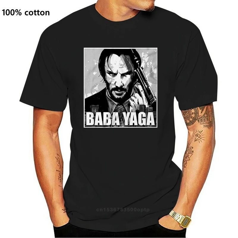 

New John Wick 3 Baba Yaga, черная футболка, размер S-3XL