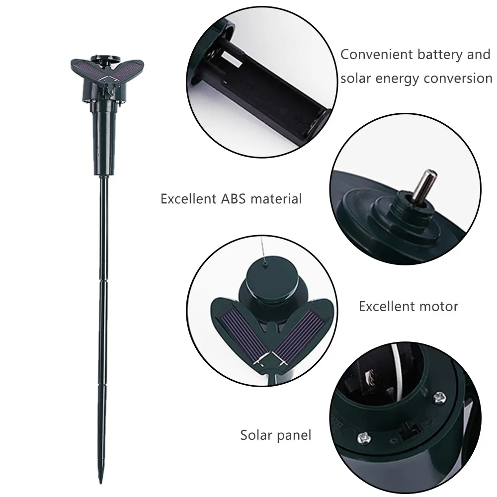 2020 красивые вибрирующие солнечные батареи флуоресцентные бабочки колибри