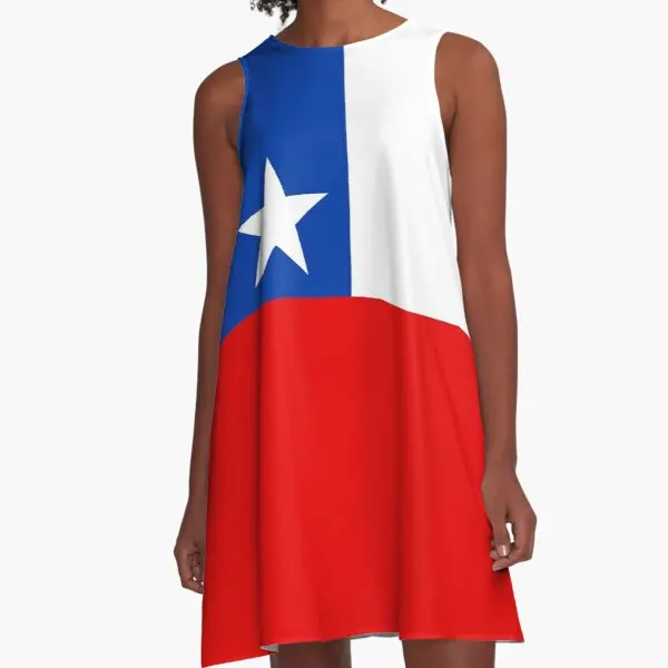 

Chile Flag Clothes New Fashion Women's flag Printed dress Casual Plus Size Top