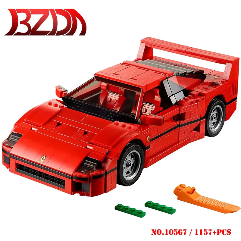 BZDA скоростной чемпион создатель эксперт Ferrari F40 автомобильные блоки спортивные