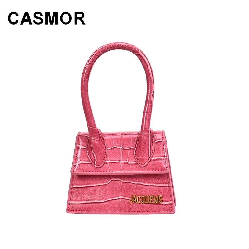Дизайнерские сумки CASMOR модные женские мини через плечо из кожи аллигатора