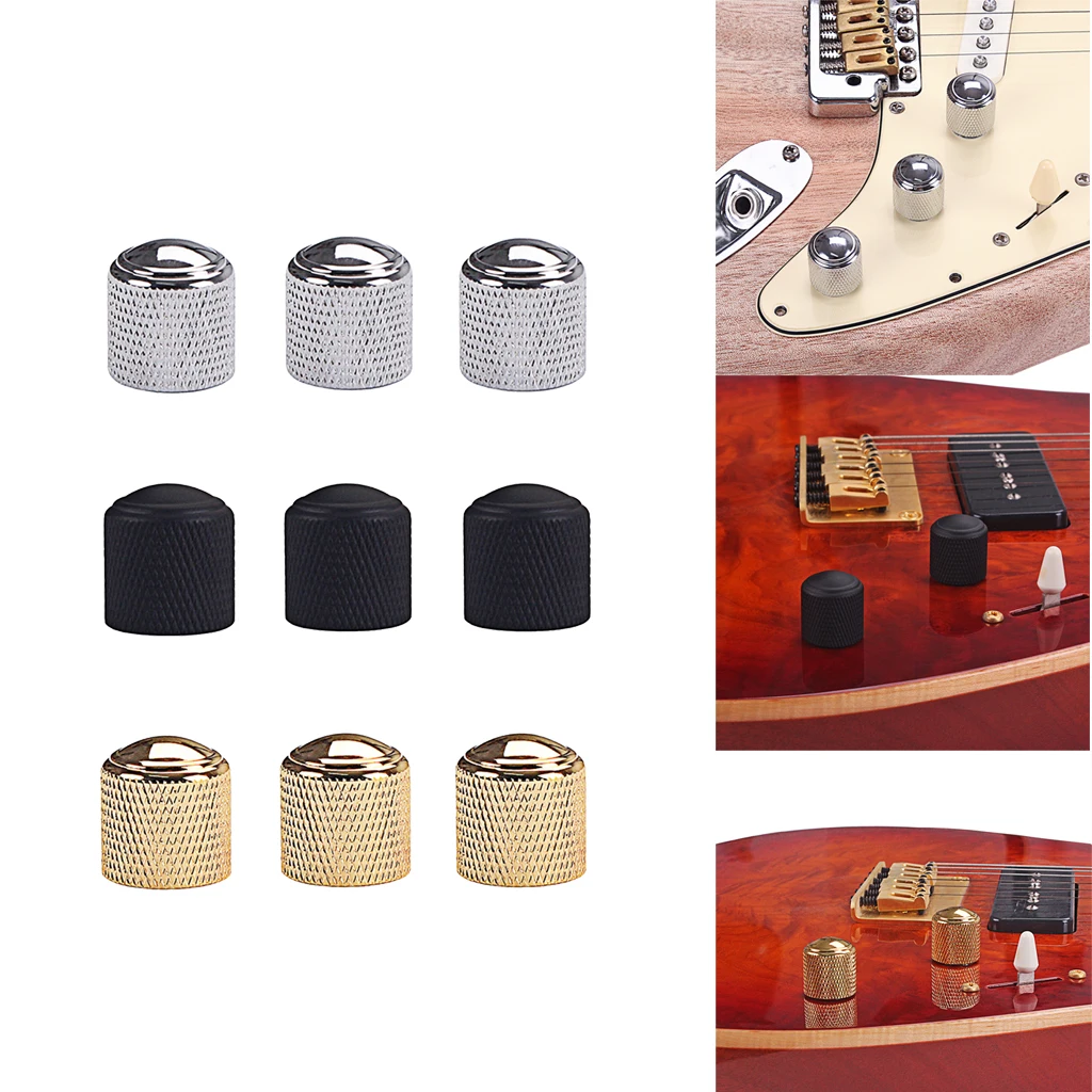 

3pcs Speed Control Volume Tone KNOB Cap For LP TL Electric Guitar Parts
