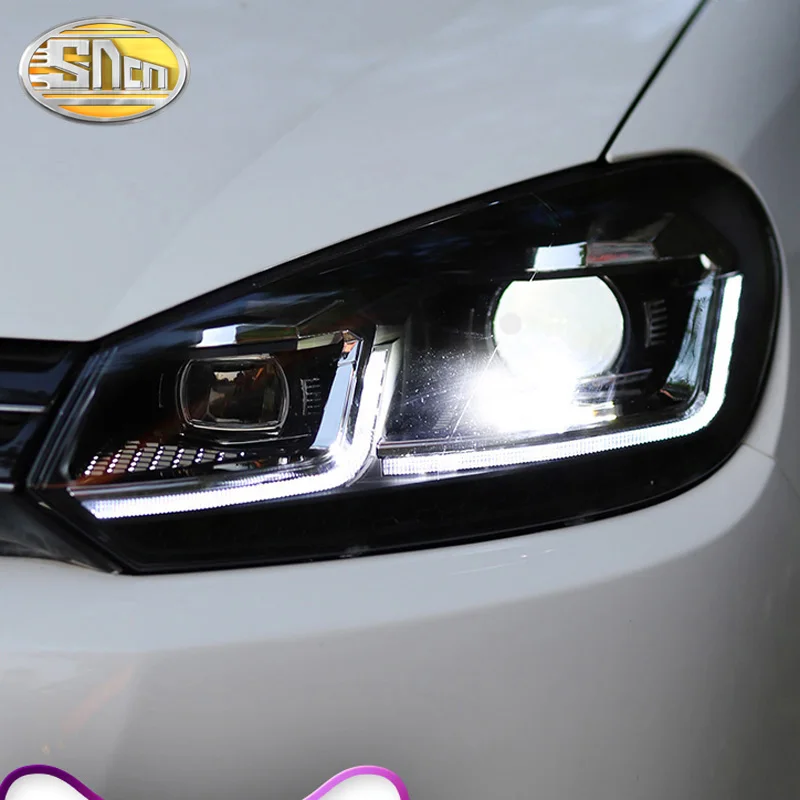 Автомобильный Стайлинг для VW Golf 6 MK6 R20 фар 2009 2012 динамический сигнал Golf6