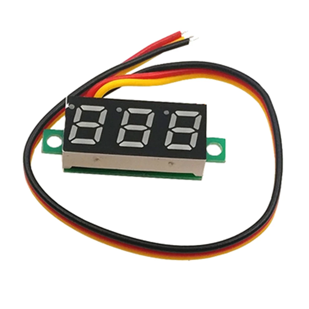 0 28 ''DC0 100V понижающий модуль питания светодиодный автомобильный вольтметр