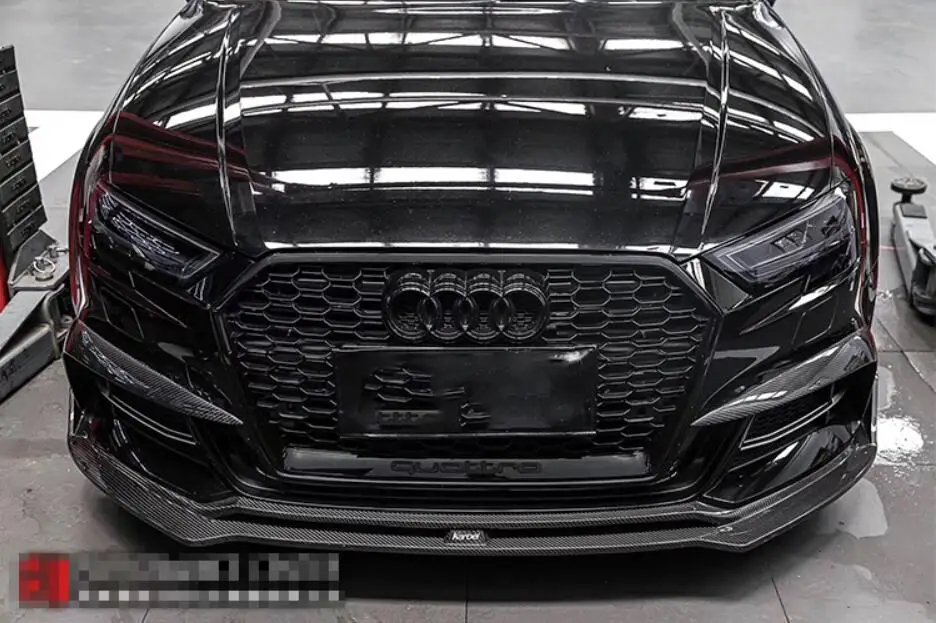 Передний бампер для Audi A3 S3 A4 S4 A5 S5 2017-2019 из углеродного волокна | Автомобили и