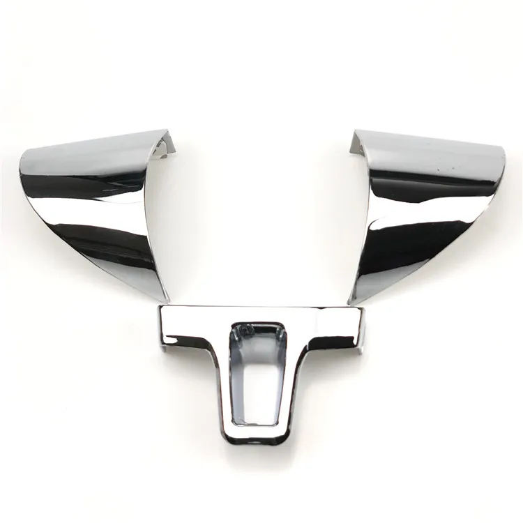 B type 3pc Silver Автомобильный Стайлинг, накладка на руль, декоративная наклейка, автомобильные аксессуары для Volkswagen Amarok Lavida Passat Tiguan Touran - Название цвета: B type 3pc Silver