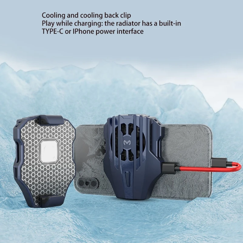 

900F Высокое качество Черный прикрепить к устройству обратно и остыть за 10 секунд