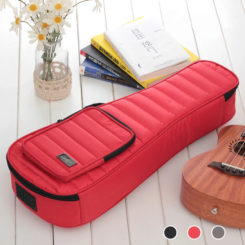 Ukulele Bag Case Backpack 21 23 26 Inch Size Ultra Thicken Soprano Concert Tenor More Colors Mini Guitar Accessories Parts Gig | Спорт и