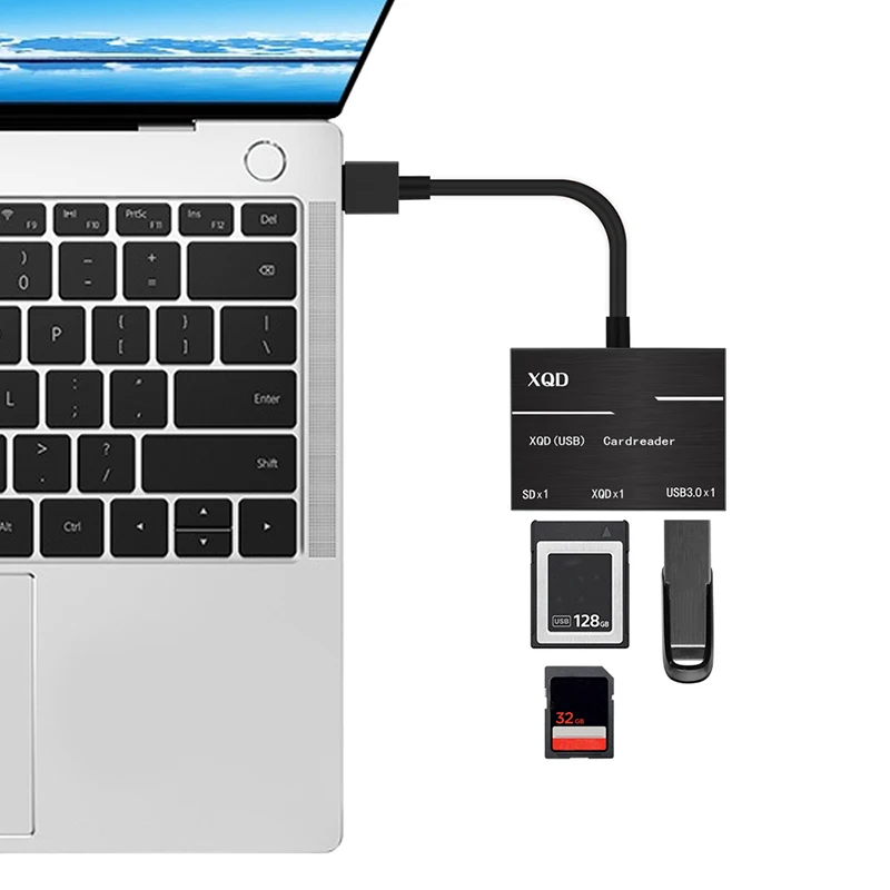 Все в одном USB 3 0 к XQD кард ридер 500 МБ/с./с высокоскоростной USB3.0 концентратор