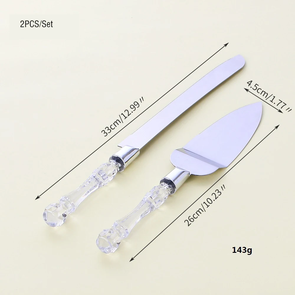 Нож для свадебного торта Сервировочный набор из 2 предметов лопатка и нож