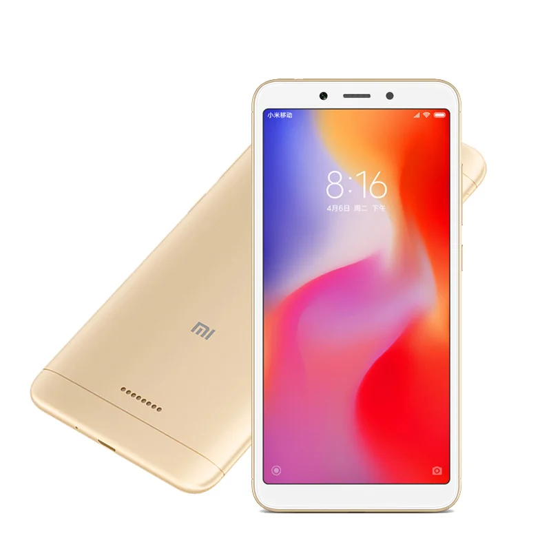 

Смартфон Xiaomi Redmi 6A, 3 ГБ, 32 ГБ, полный экран 5,45 дюйма, ИИ-лицо