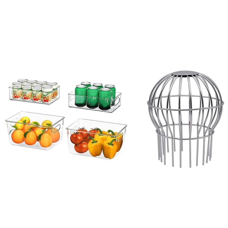 

1 шт. круглая сетчатая крышка, дренажный напольный фильтр для защиты водосточных желобов и 4 шт. детской корзины, контейнеры для хранения хол...