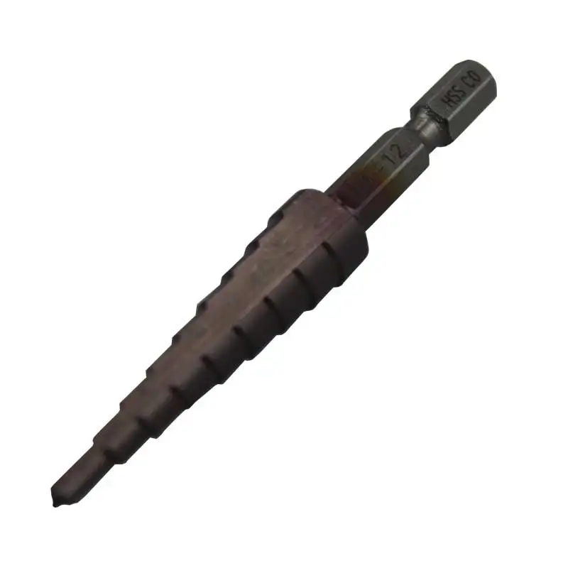 4 12 мм шаг сверла M35 HSS CO Металлообработка спираль паз 1/4 ''шестигранный