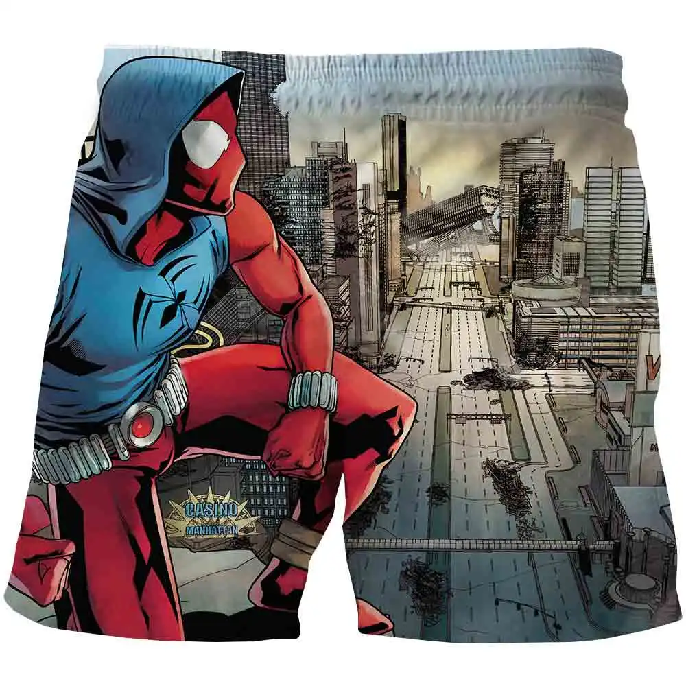 

2021 anime shorts casual and stylish kids swimming shorts children teenage boys loose sports beach shorts sweatpants 2-16 years