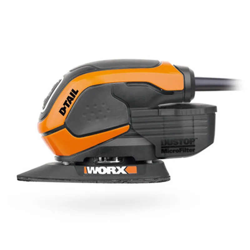 WORX 65 Вт мышь шлифовальный станок WX648 шлифовальный станок для дерева с 22 шт аксессуары