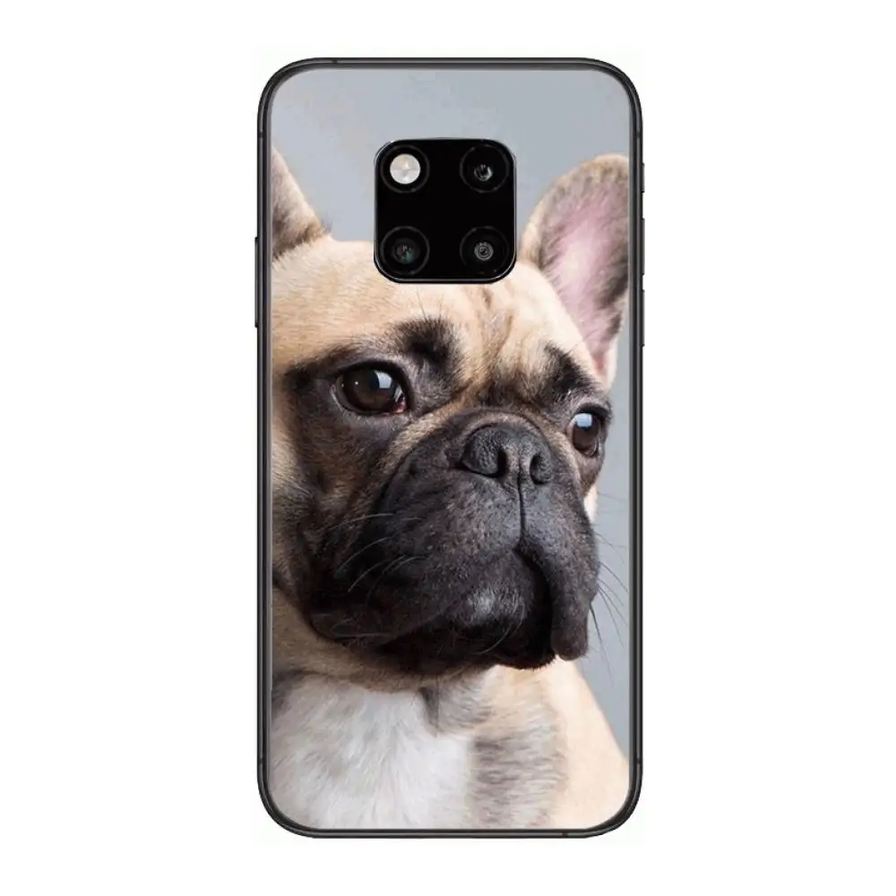 

The pet dog Phone Case For Huawei mate 30 10 20 40 Lite Smart Z Pro Black Etui 3D Coque Painting Hoesjes case