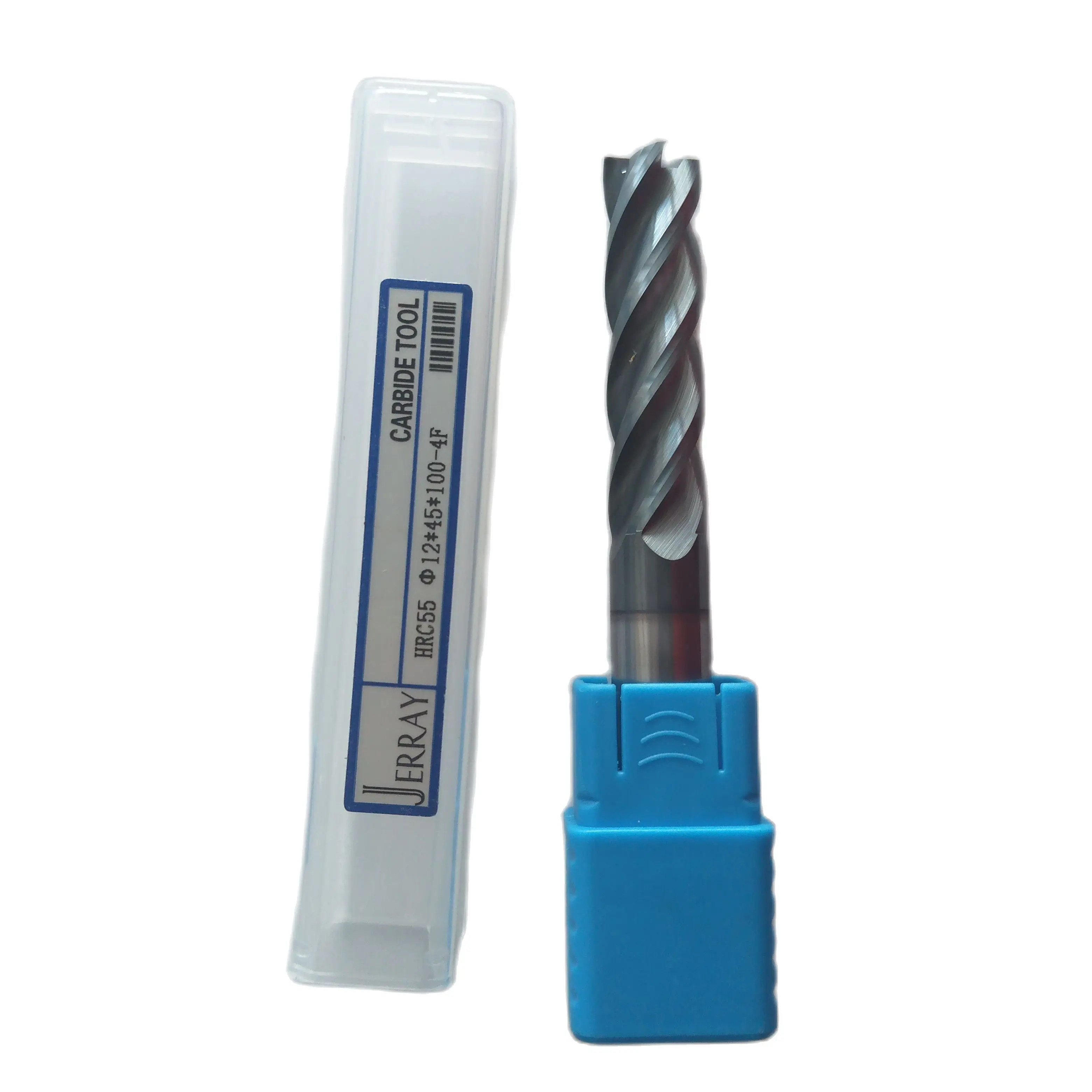 

12mm D12*45*D12*100 4 Flutes HRC55 Tungsten Square End Mills Spiral Bits Carbide CNC Flat Endmill Router Bits