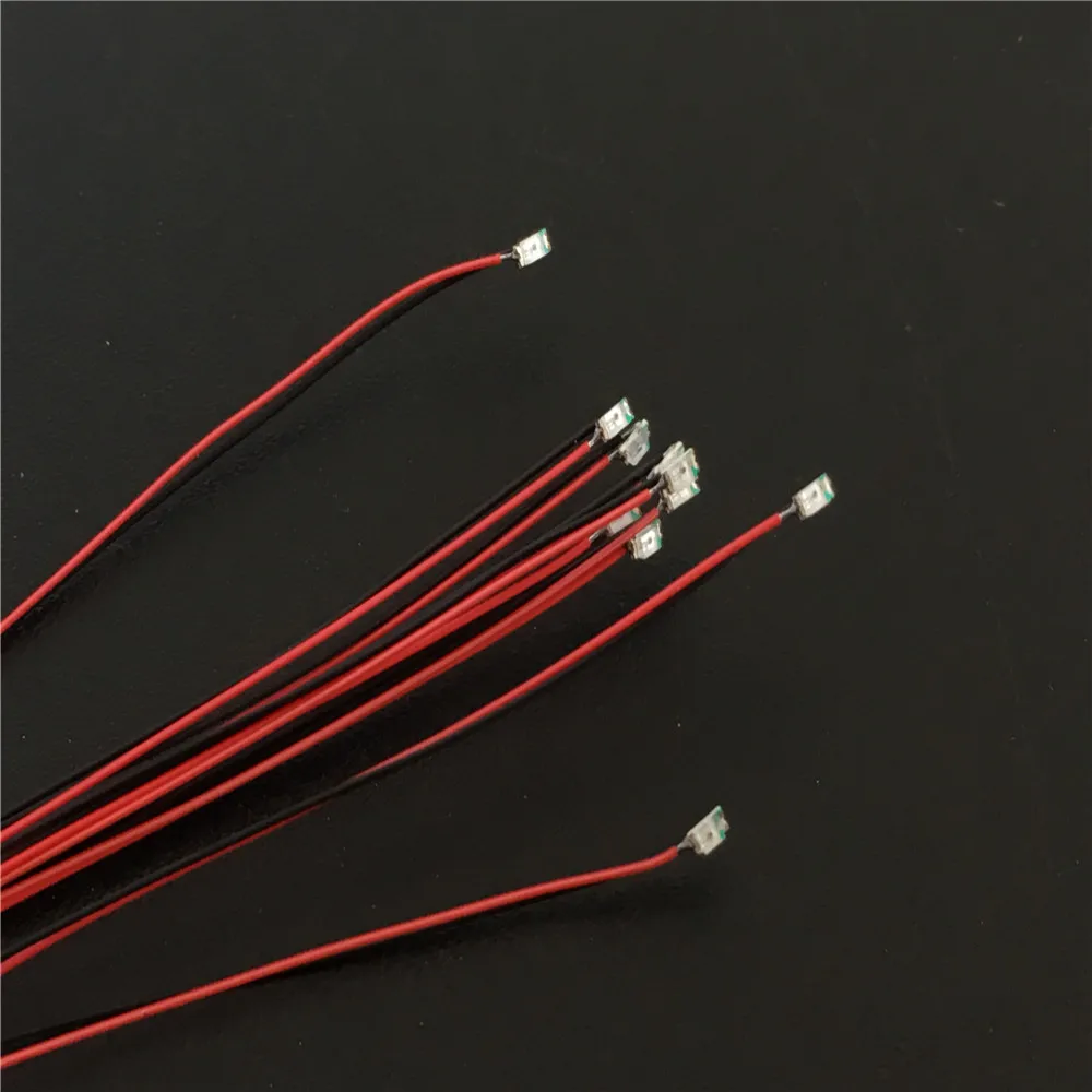 10pcs 0402 SMD Model Toys Train HO N Scale Pre-soldered Micro Litz Wired LED Leads Light For Sand Table Layout Diorama - купить по