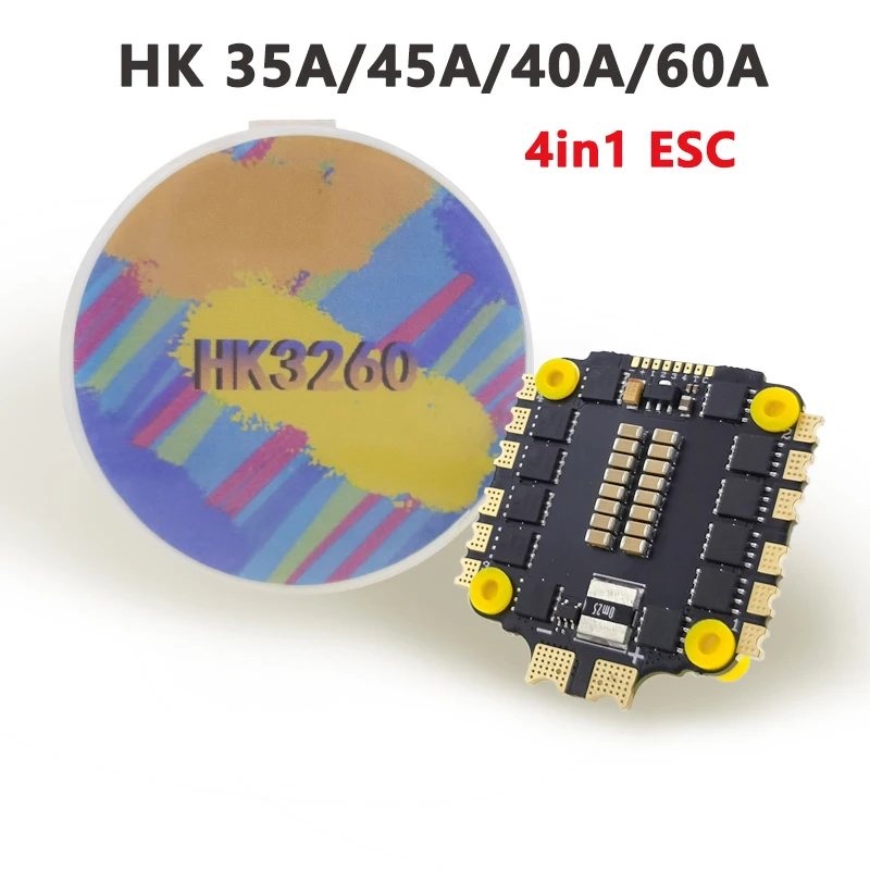 Контроллер скорости HAKRC HK 32 бит 40 А 60 телефон 4 в 1 ESC 8BIT 35A 45A BLHeli S DShot150/300/600 Ready STM32F051