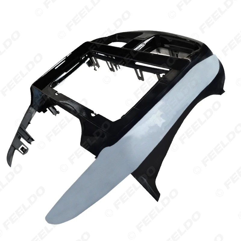 FEELDO Car 2Din Stereo Radio Fascia Frame Panel For Nissan Sunny/Almera(RHD) 9&quot DVD GPS Navigation Dash Face Cover Trim Kit |