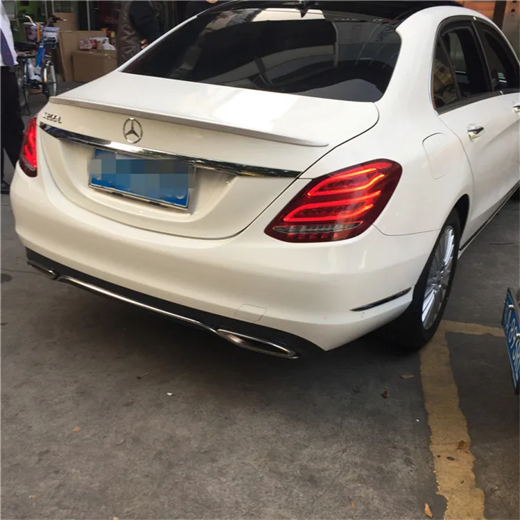 Спойлер для Mercedes Benz W205 2016-18 C180/C200/C230 C-класс высококачественный спойлер заднего