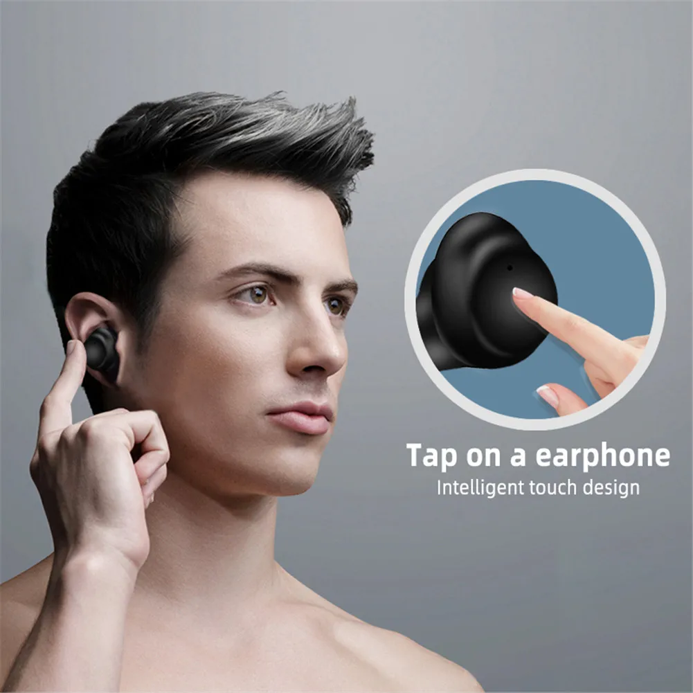 2020 обновленные настоящие беспроводные наушники Bluetooth совместимые