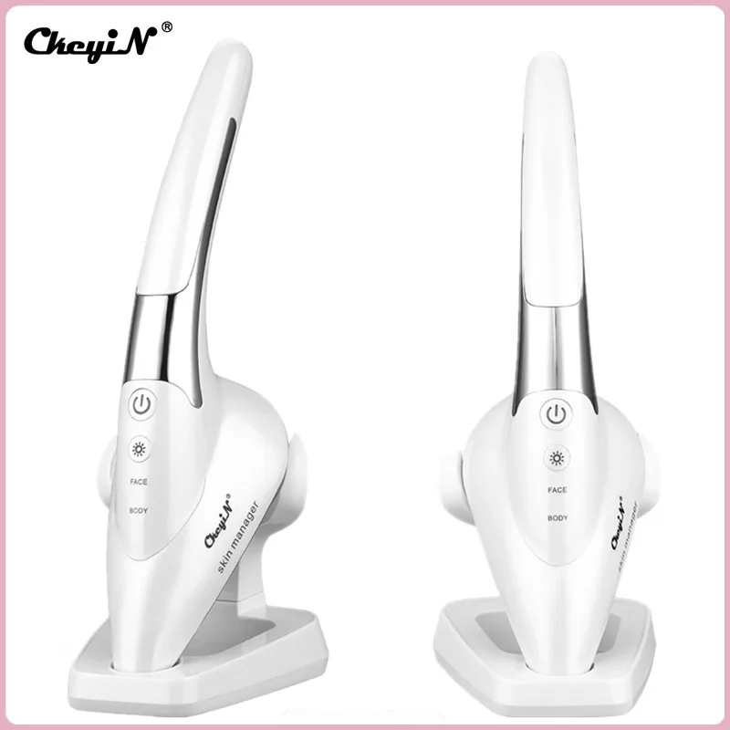 

Cceyin микротоковый массажер для лица с утюгом Вибрационный горячий сжатие против морщин лифтинг для лица Подтяжка Кожи Косметическое устрой...