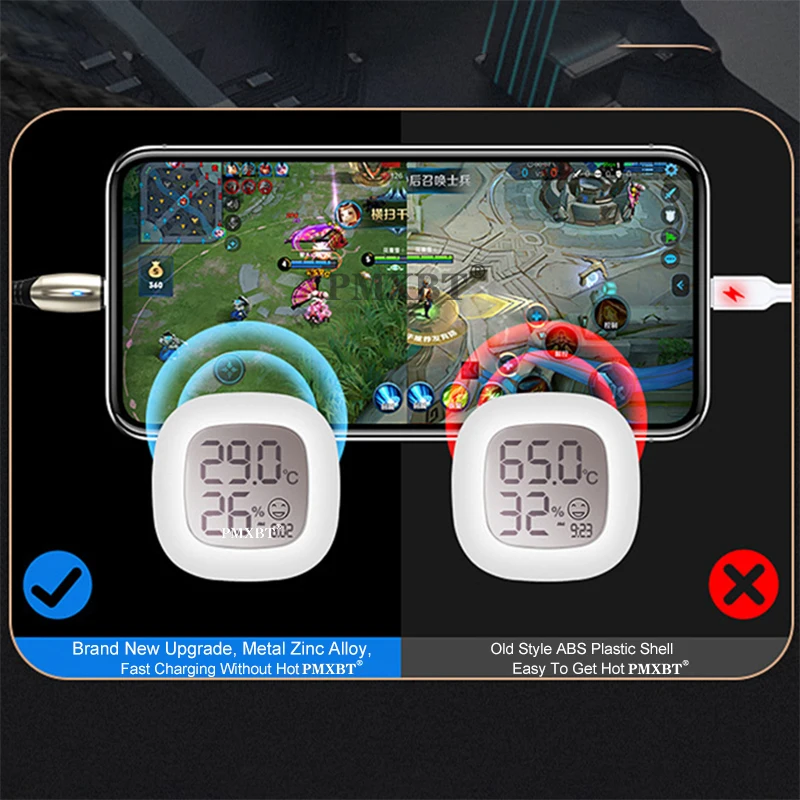 Кабель с разъемом Micro USB Type-C кабель Светодиодная лампа для быстрой зарядки и