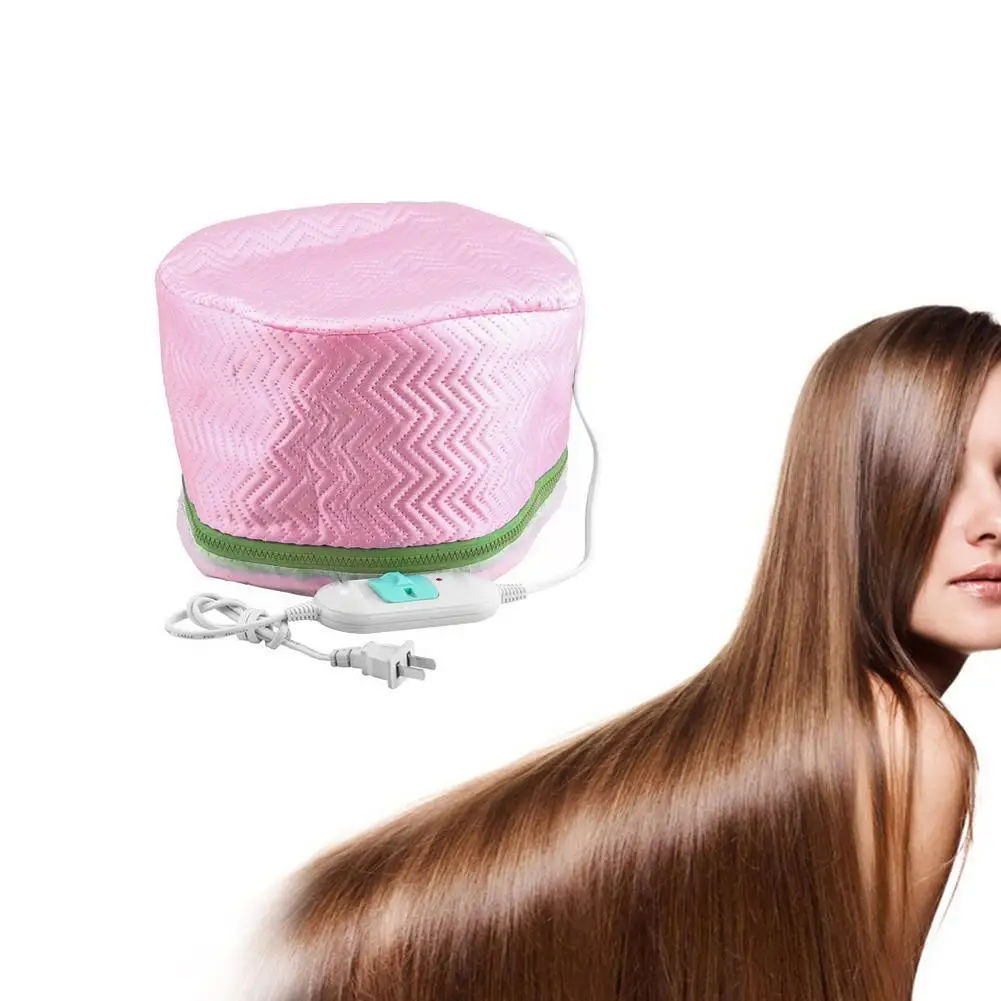 

Electric Hair Mask Baking Oil Cap Thermal Treatment Temperature Control Protection Hair Steamer Cap AC889