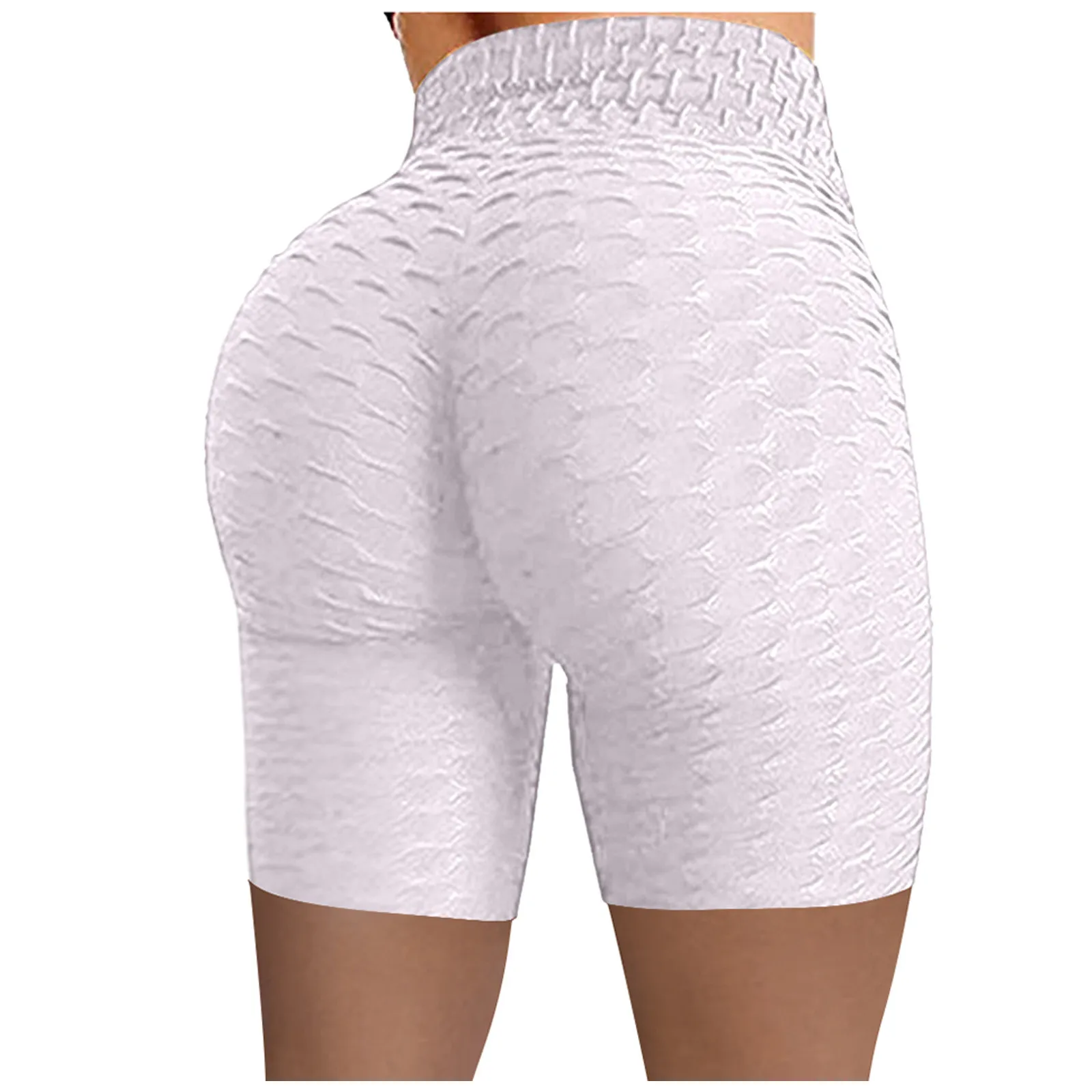 

Women Short Leggings Wrinkled High Waist Fitness Pants Slim Hip Stretch Running Fitness Pants Workout Shorts Leggins Mujer C2
