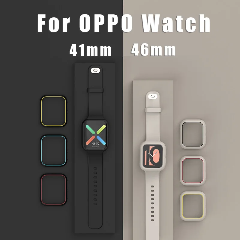 41 мм защитный чехол для OPPO Watch 46 Чехол Мягкий ТПУ бампер светильник защита работы