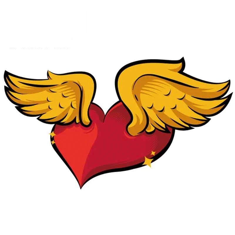 

Creativity Stickers Love Wings DIY Waterproof Scratch-proof Sticker 3D Funny Car Motorcycle Decal for Vehicle